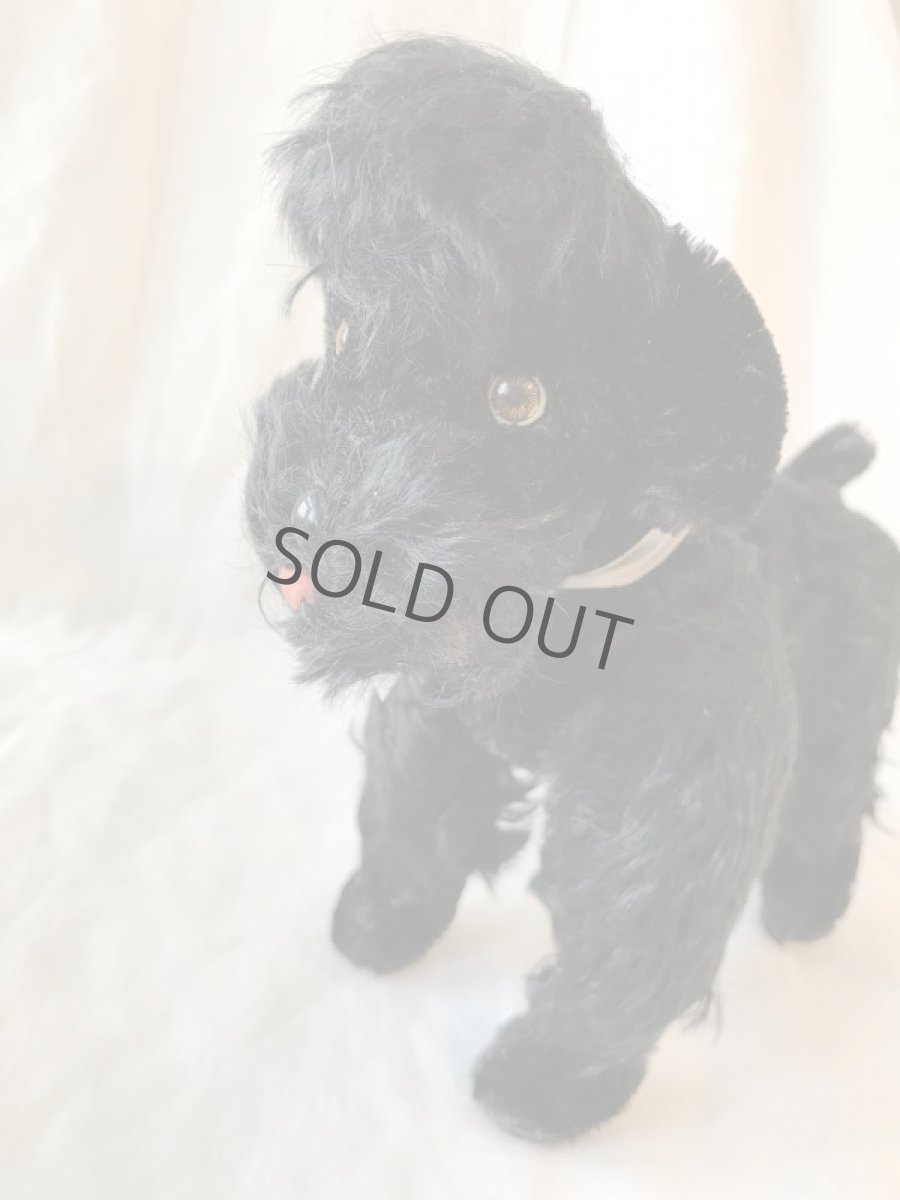 画像7: steiff プードルのぬいぐるみ (大) 黒 (7)