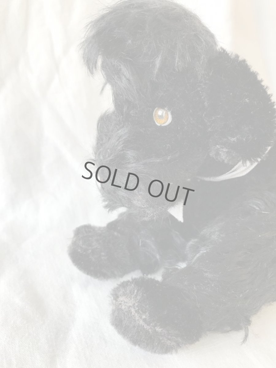 画像11: steiff プードルのぬいぐるみ (大) 黒 (11)