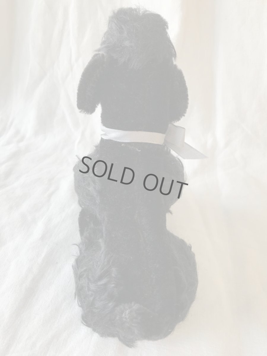 画像5: steiff プードルのぬいぐるみ (大) 黒 (5)