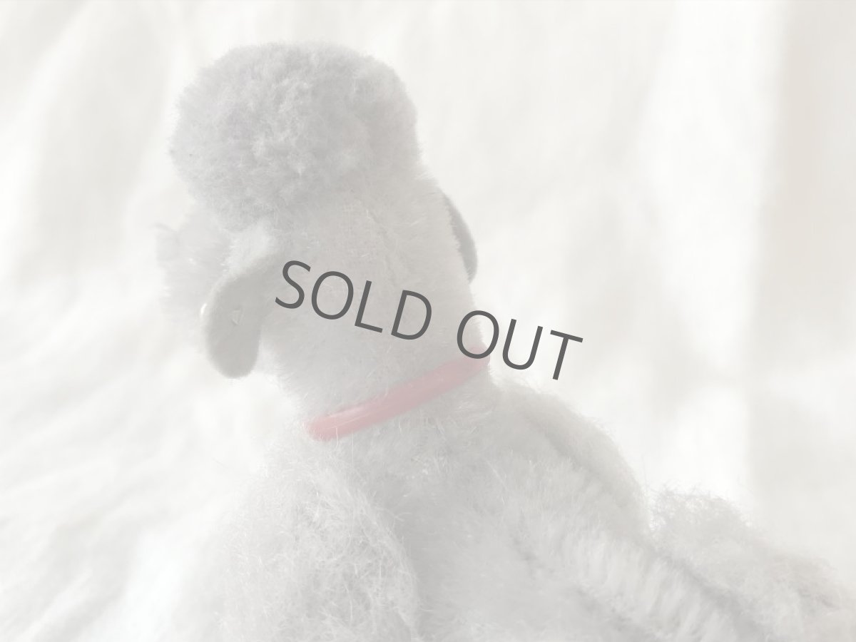 画像6: steiff プードルのぬいぐるみ (ミニ) グレー (6)