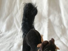 画像4: steiff 黒猫のぬいぐるみ (小) オレンジリボン (4)