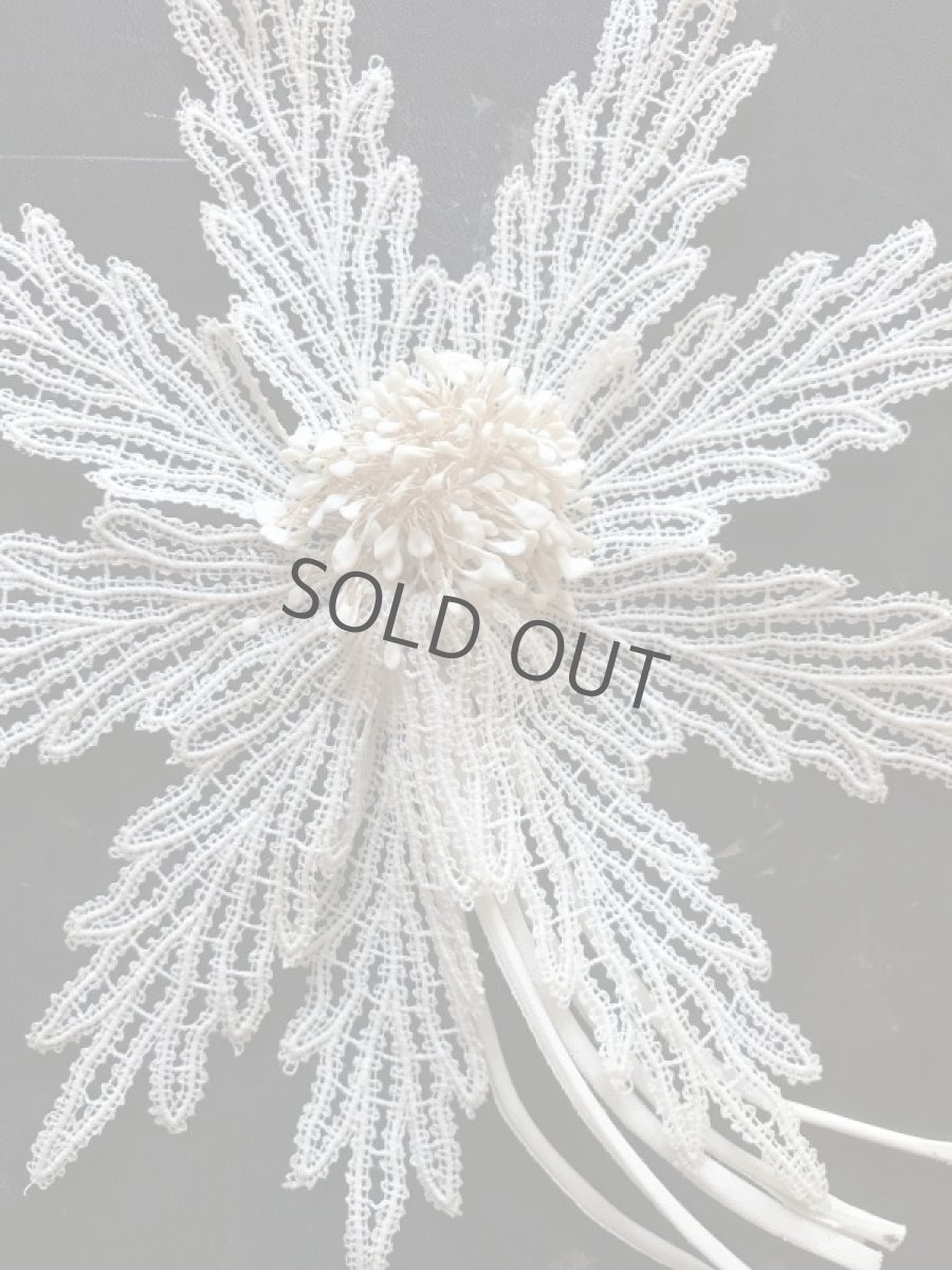 画像5: レース モチーフ 花飾り (5)