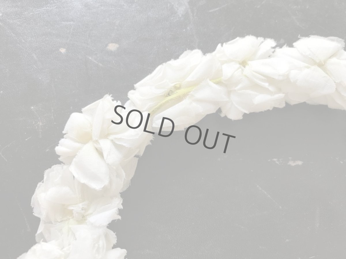 画像5: ウエディング用 布花ティアラ (5)