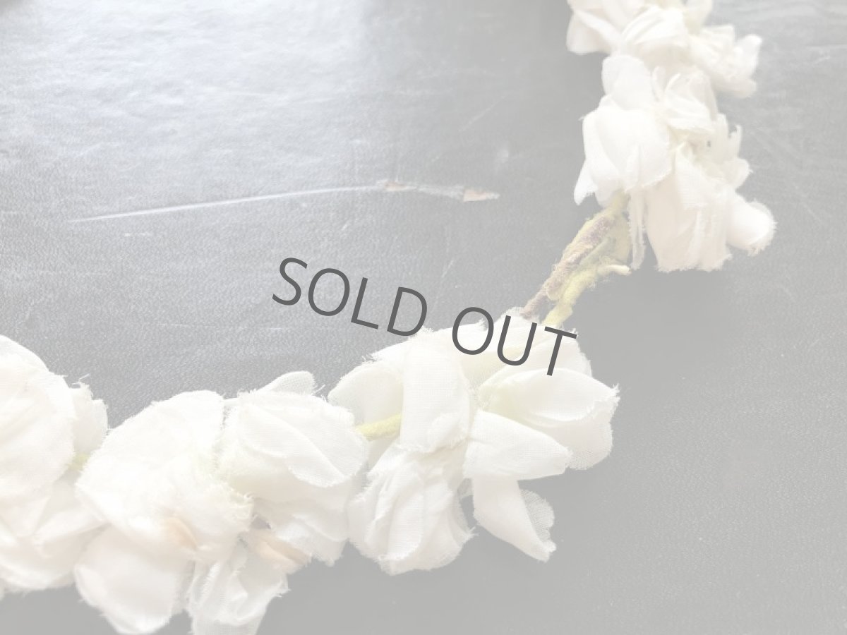 画像3: ウエディング用 布花ティアラ (3)