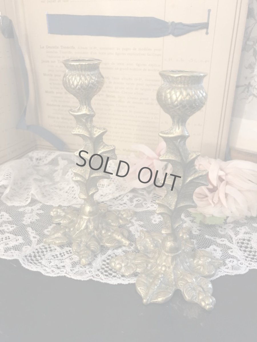 画像2: 燭台/キャンドルスタンド アザミ (2)