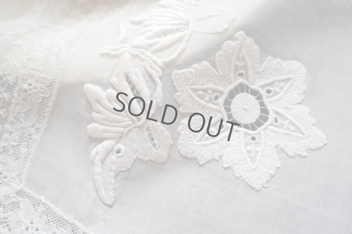 画像3: 手芸用品 ハンド刺繍レース ドイリィ (3)