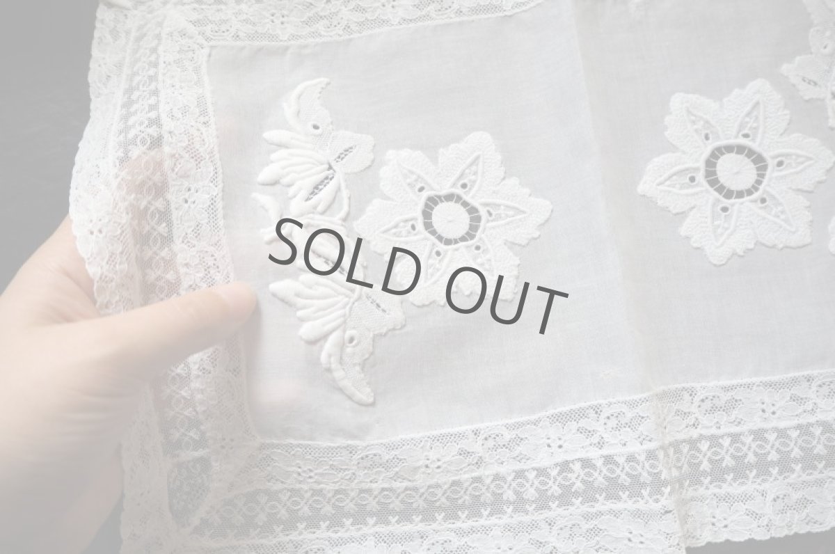 画像8: 手芸用品 ハンド刺繍レース ドイリィ (8)