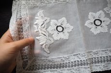 画像8: 手芸用品 ハンド刺繍レース ドイリィ (8)