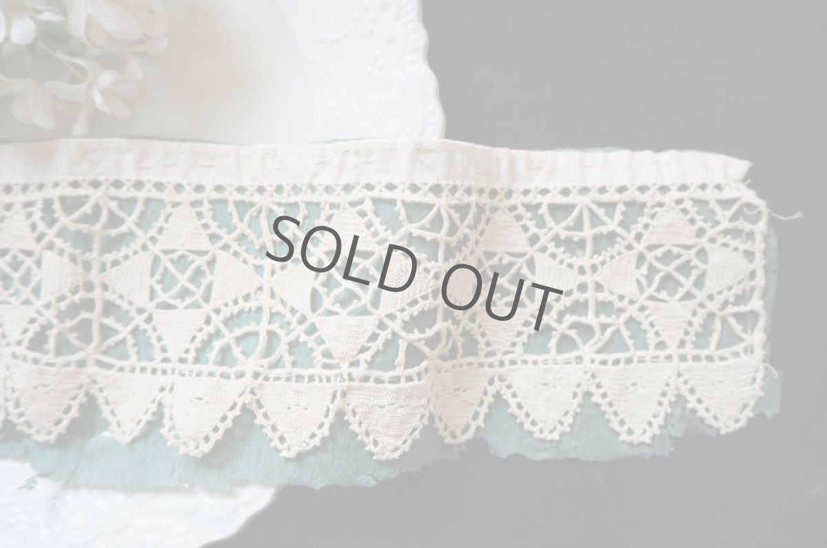 画像2: 手芸用品 ハンドクロシェレース 台紙付きパーツ (2)