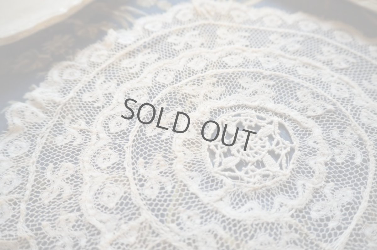 画像4: パッチワークレースのドイリー (4)