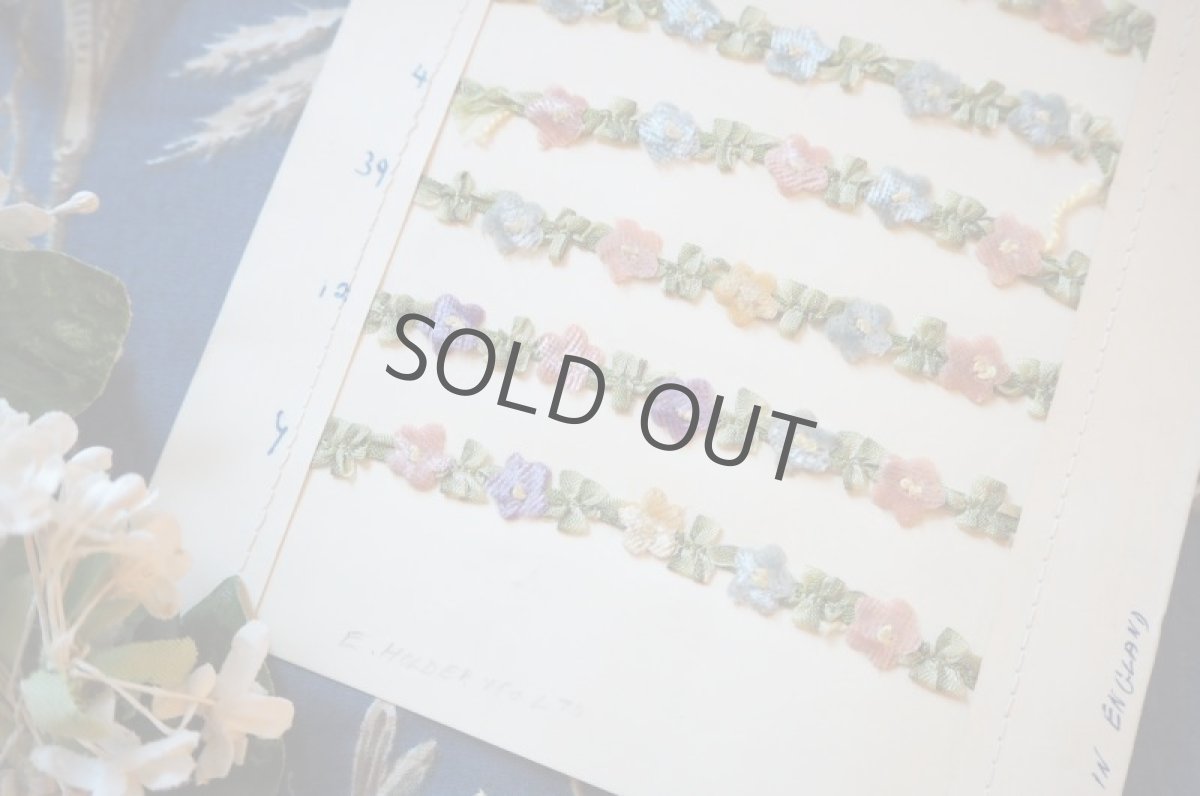 画像2: ロココリボンのサンプラー/小花 (2)