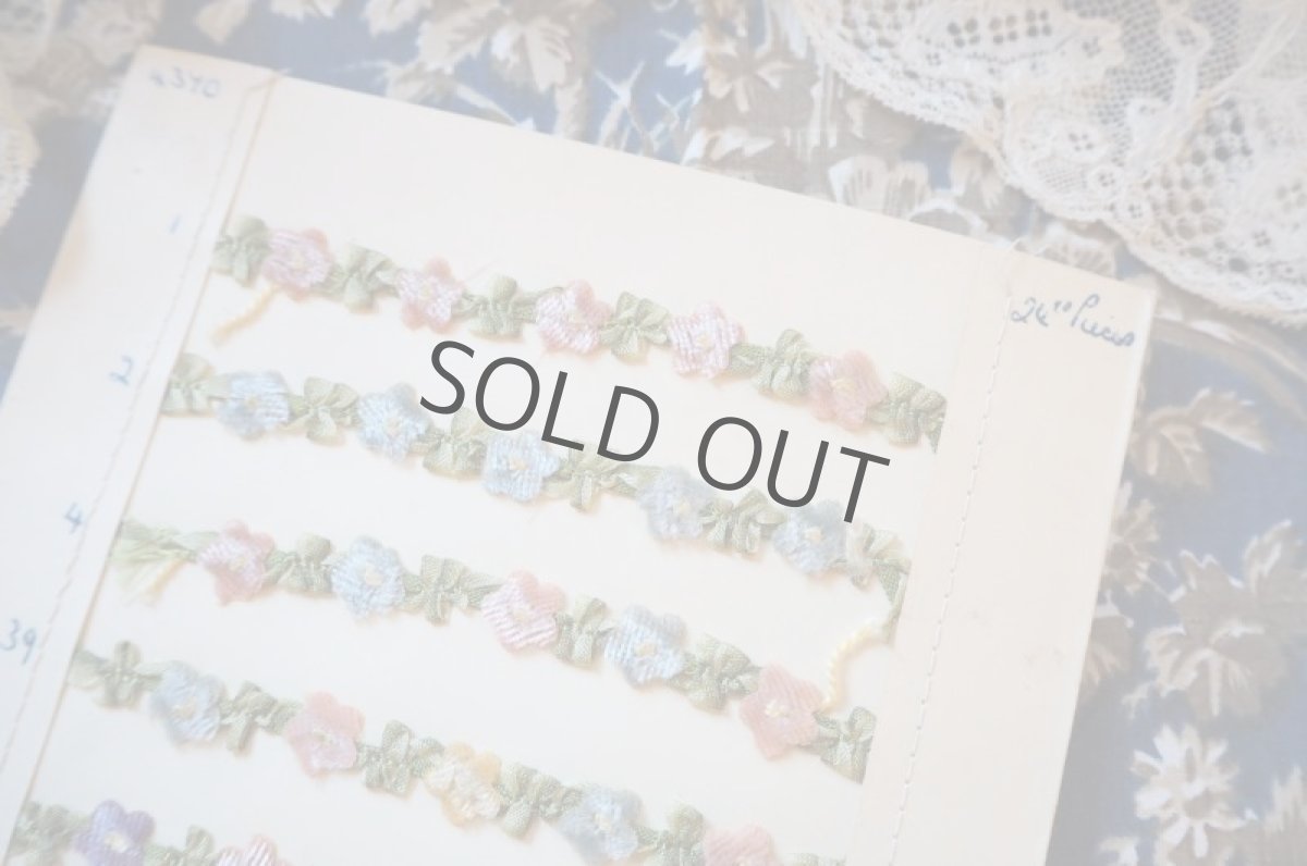 画像3: ロココリボンのサンプラー/小花 (3)