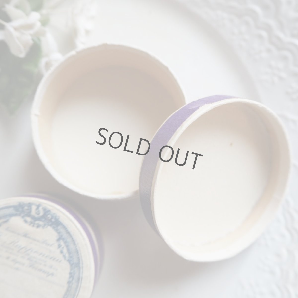 画像4: 丸型ラベル付き紙箱/ロイヤルパープル (4)