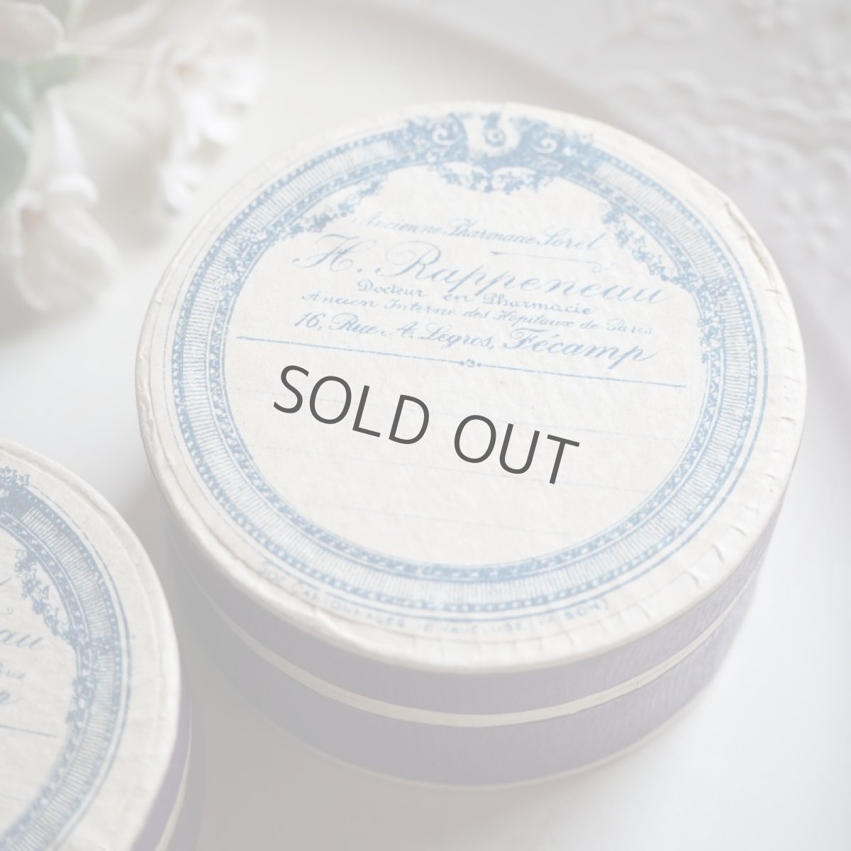 画像3: 丸型ラベル付き紙箱/ロイヤルパープル (3)