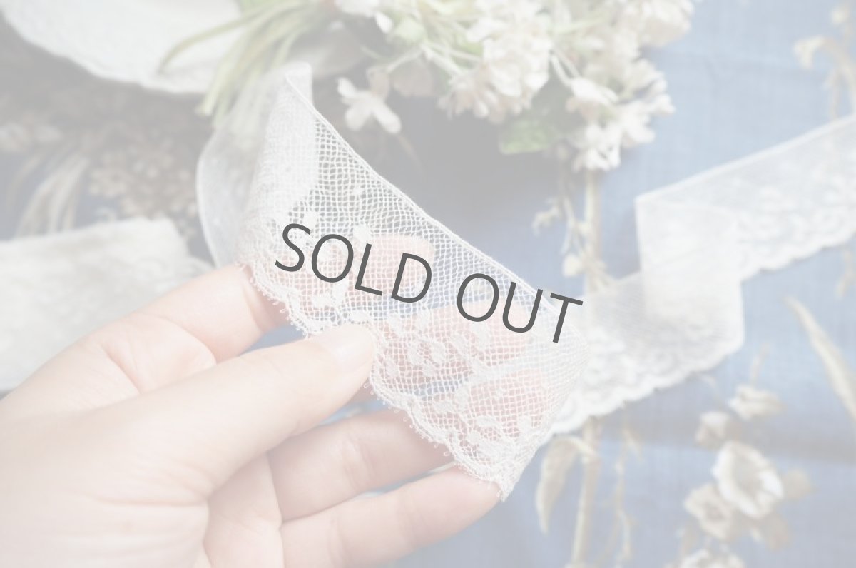 画像4: スカラップのチュールレース/巾3.5cm(50cm~) (4)