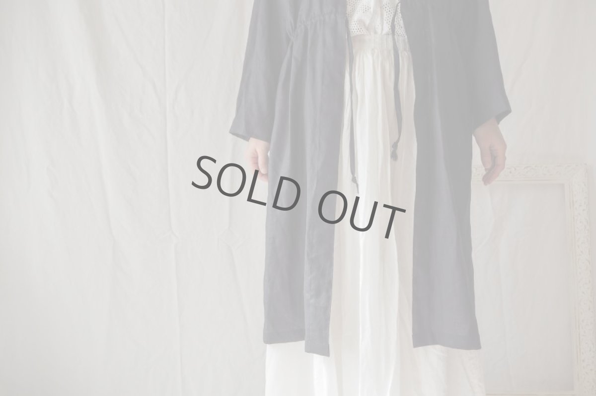 画像3: オールハンドメイド、リネンの羽織りカシュクール(charlotte & grotti) (3)