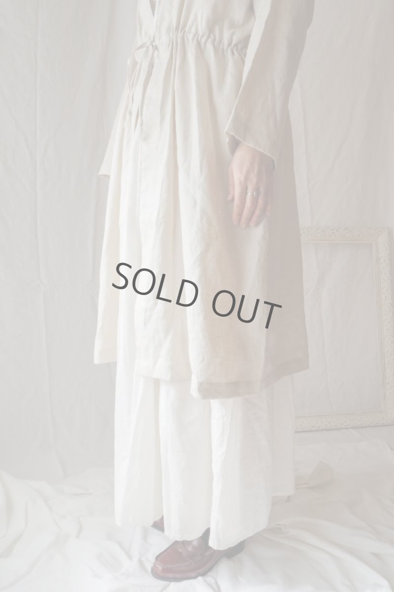 画像9: オールハンドメイド、リネンの羽織りカシュクール(charlotte & grotti) (9)