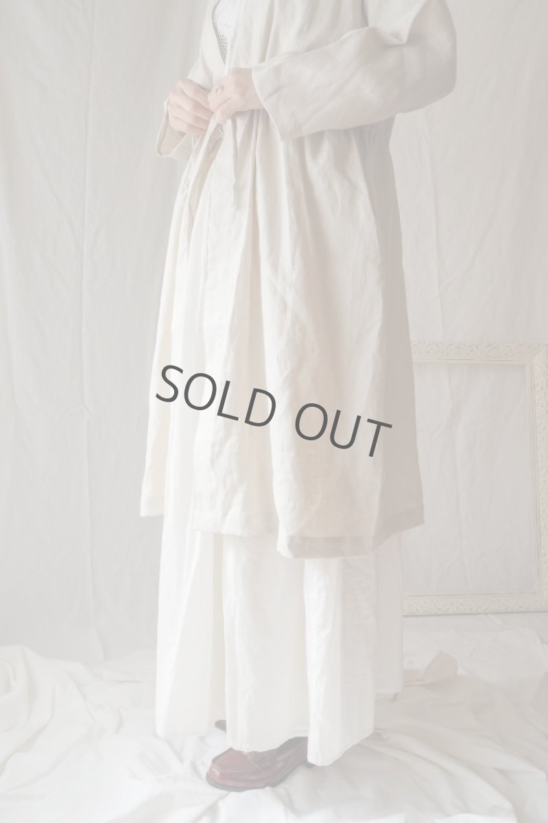 画像6: オールハンドメイド、リネンの羽織りカシュクール(charlotte & grotti) (6)