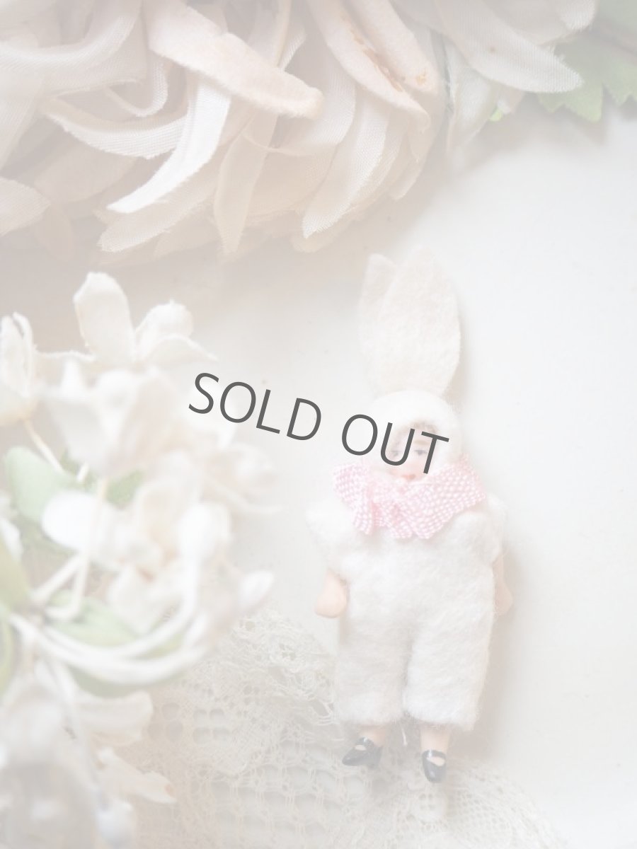 画像3: 極小ビスクドール/イースターバニー/紙箱付き (3)