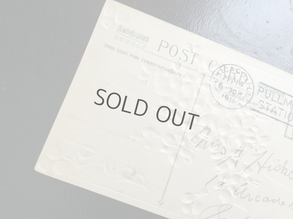 画像7: スミレの花エンボス/ポストカード／イースター (7)