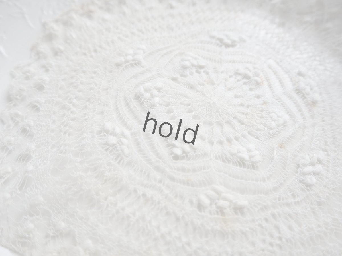 画像7: 羽根の様な柔らか繊細手仕事ドイリーB (7)