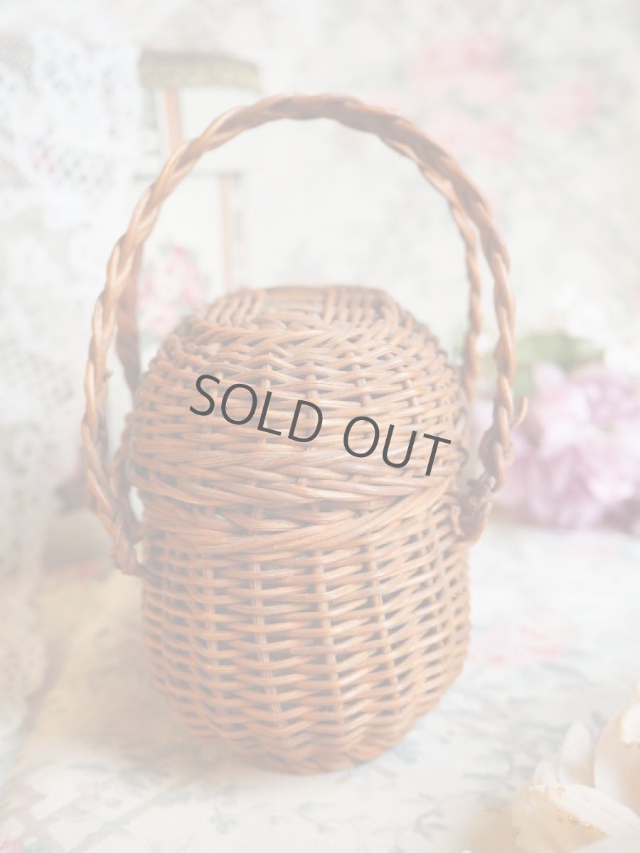 画像3: ドール用プチパニエ/籐籠 (3)