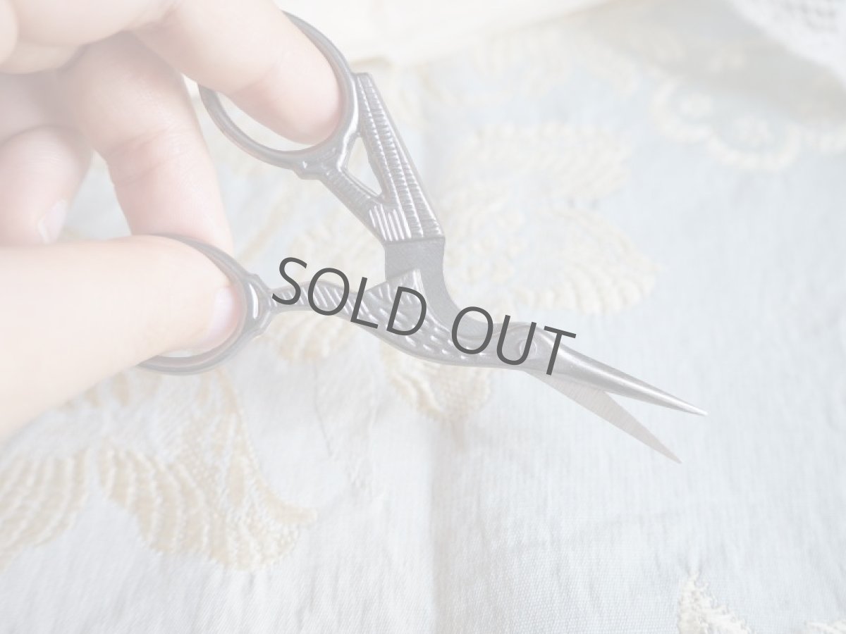 画像4: 裁縫用の糸切りはさみ/鷺 (4)