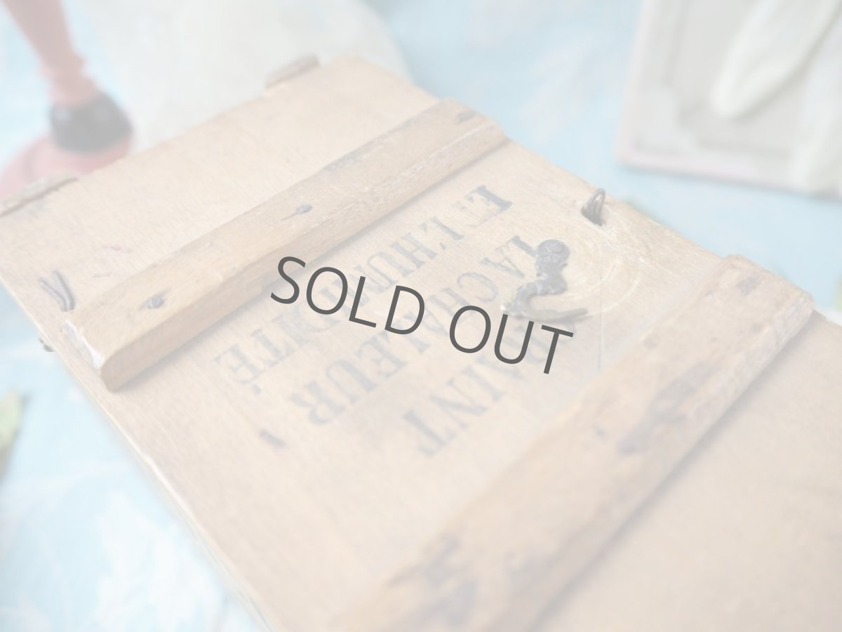 画像10: 超レアな広告文字チョコレートムニエ/フランス木箱 (10)