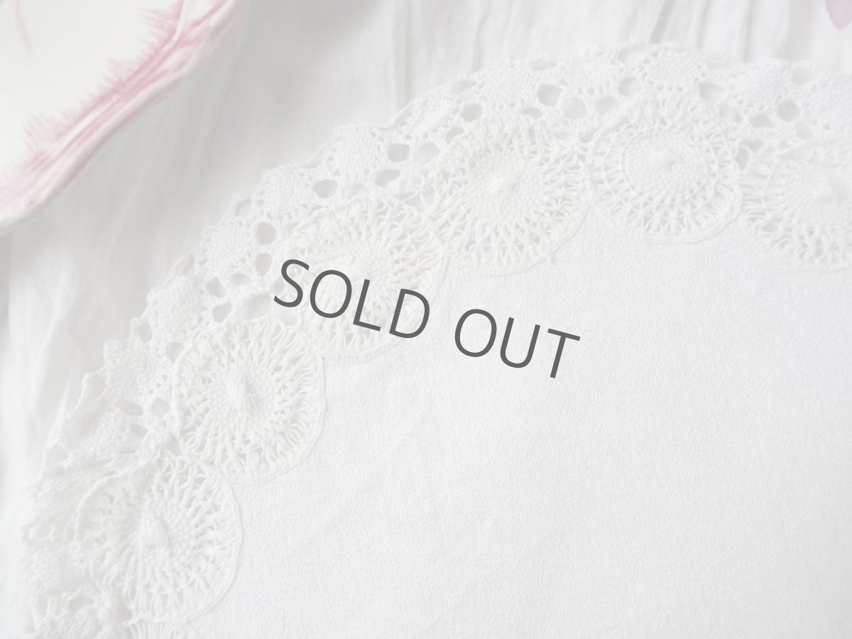 画像3: 手仕事シンプルレースのドイリー (3)