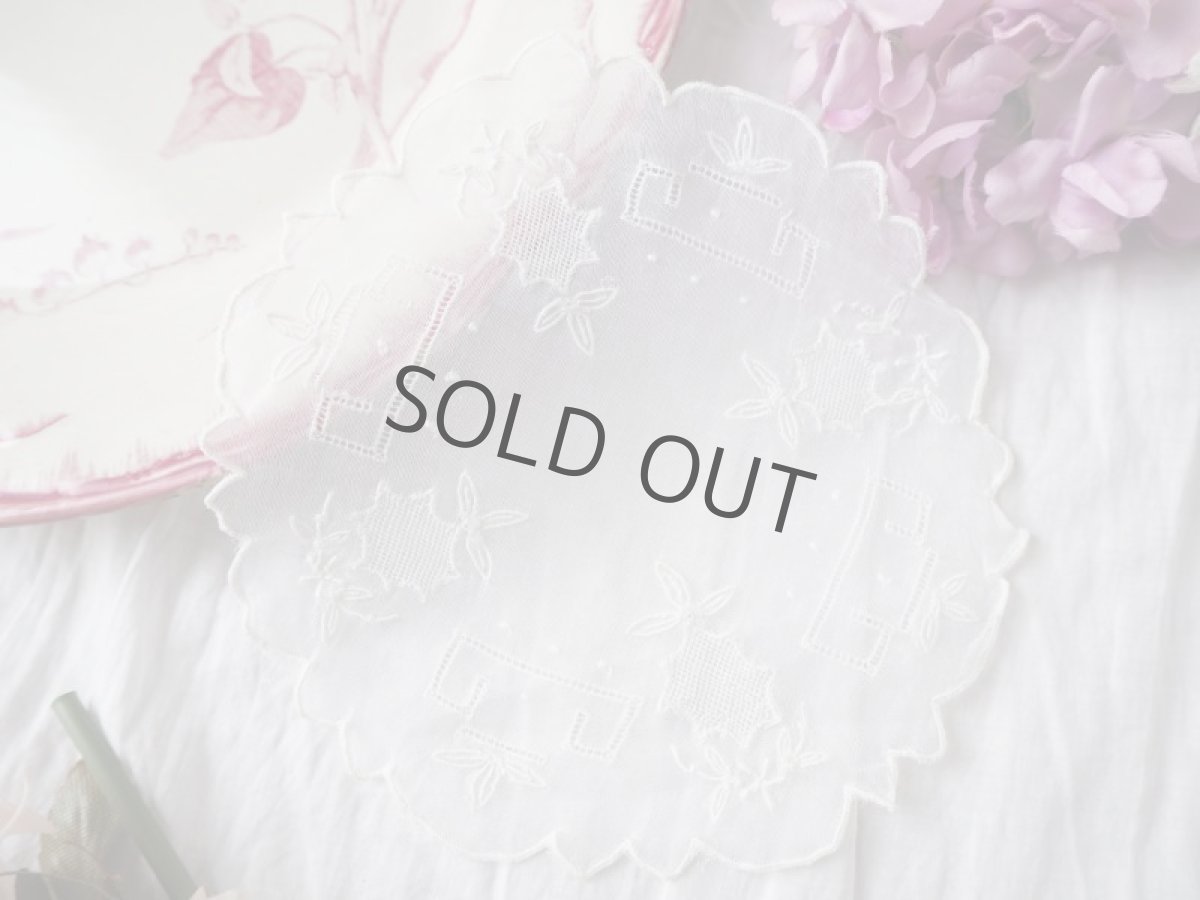 画像5: オーガンジー刺繍ドイリー (5)