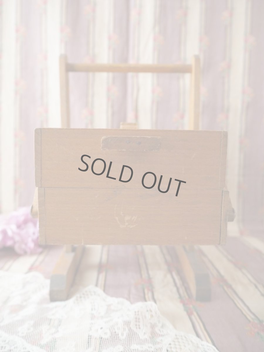 画像6: 小さな木製ソーイングBOX／子供用 (6)