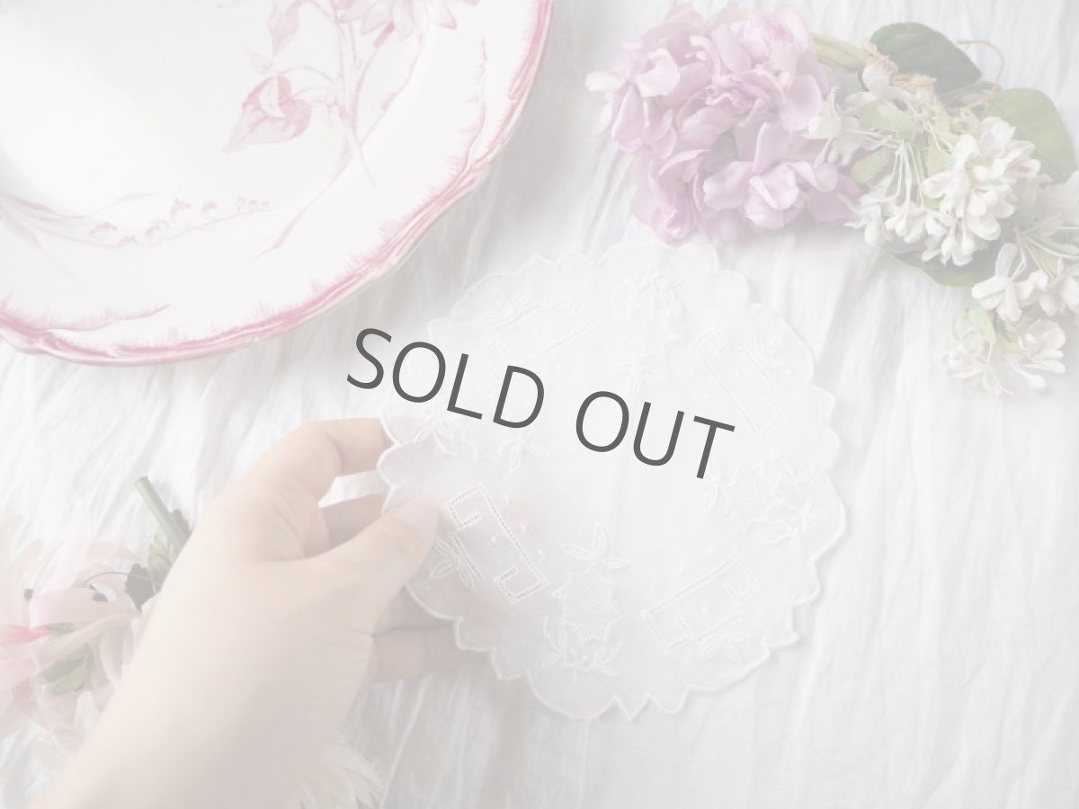 画像6: オーガンジー刺繍ドイリー (6)