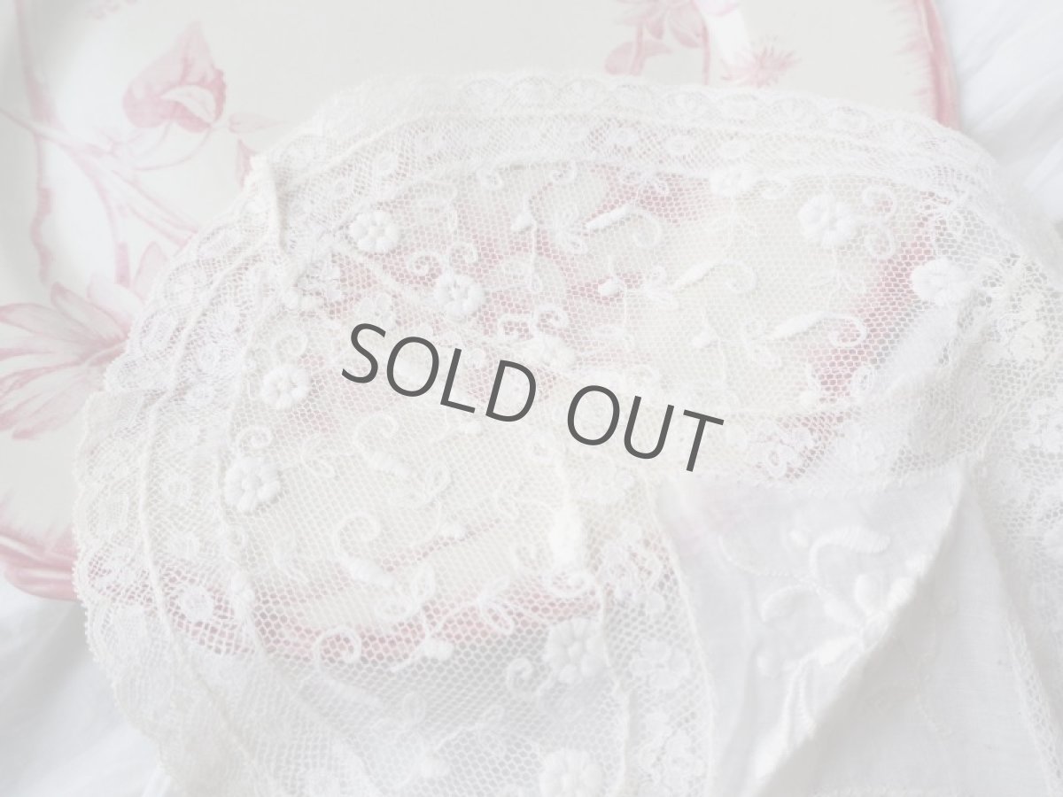 画像11: チュールレースのパッチワークドイリー (11)