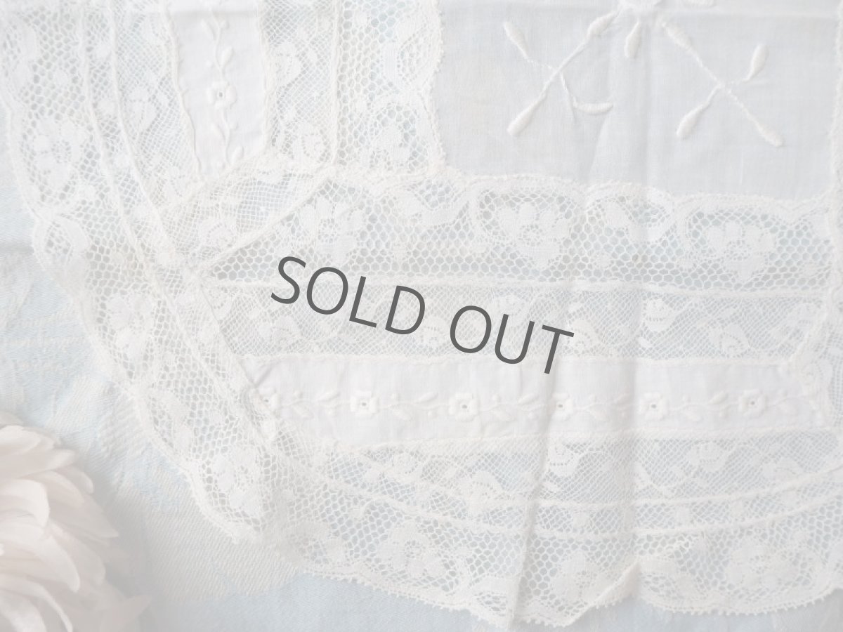 画像4: ノルマンディレースのドイリー直径33cm (4)