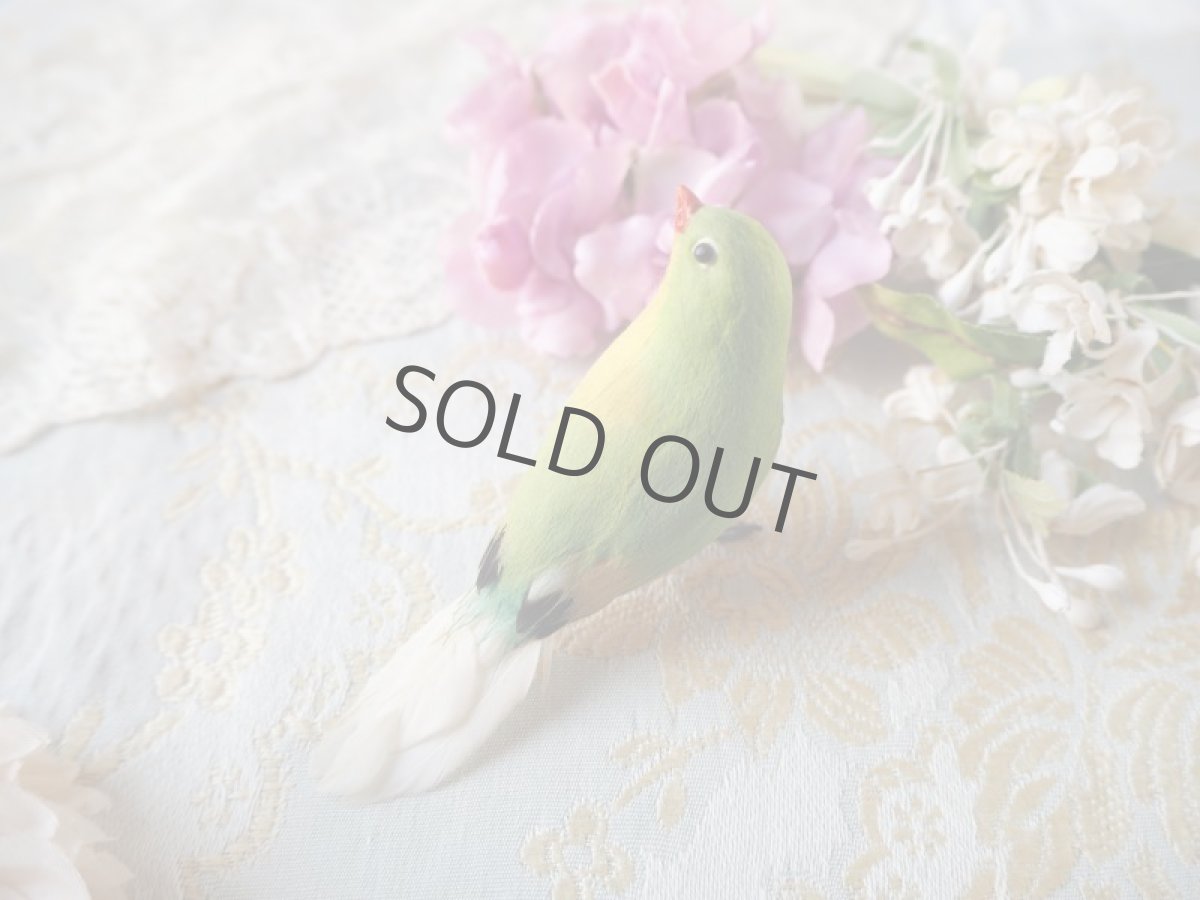 画像3: 小鳥の飾り、置物/赤いくちばし (3)