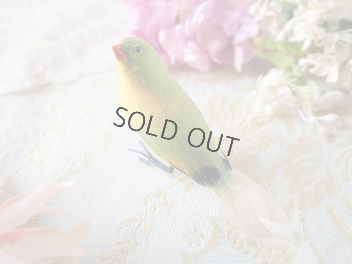 画像9: 小鳥の飾り、置物/赤いくちばし (9)