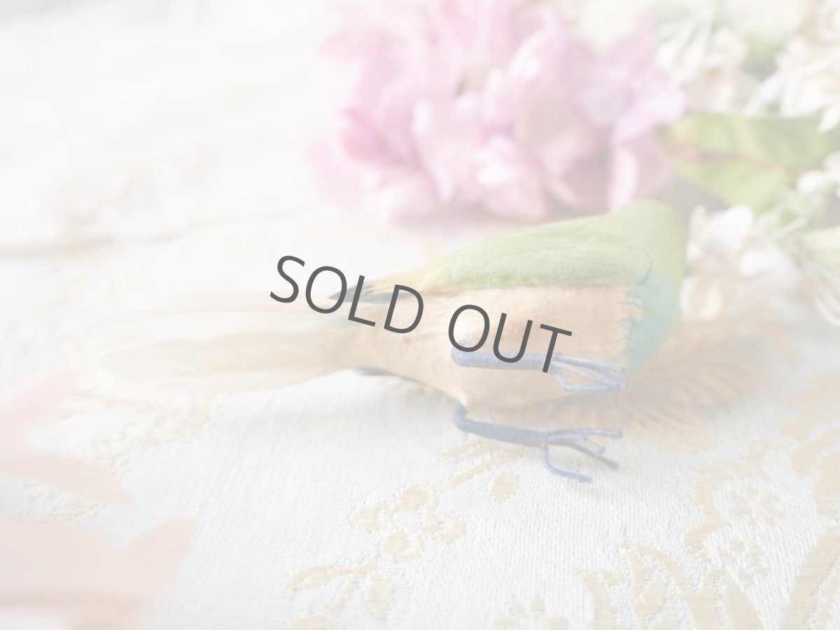 画像11: 小鳥の飾り、置物/赤いくちばし (11)