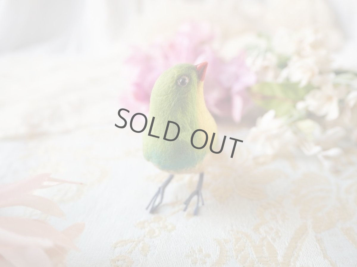 画像6: 小鳥の飾り、置物/赤いくちばし (6)