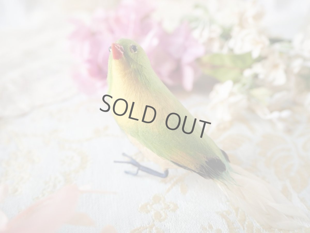 画像10: 小鳥の飾り、置物/赤いくちばし (10)