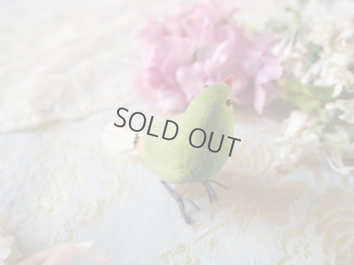 画像4: 小鳥の飾り、置物/赤いくちばし (4)