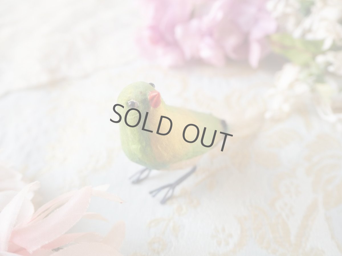 画像7: 小鳥の飾り、置物/赤いくちばし (7)