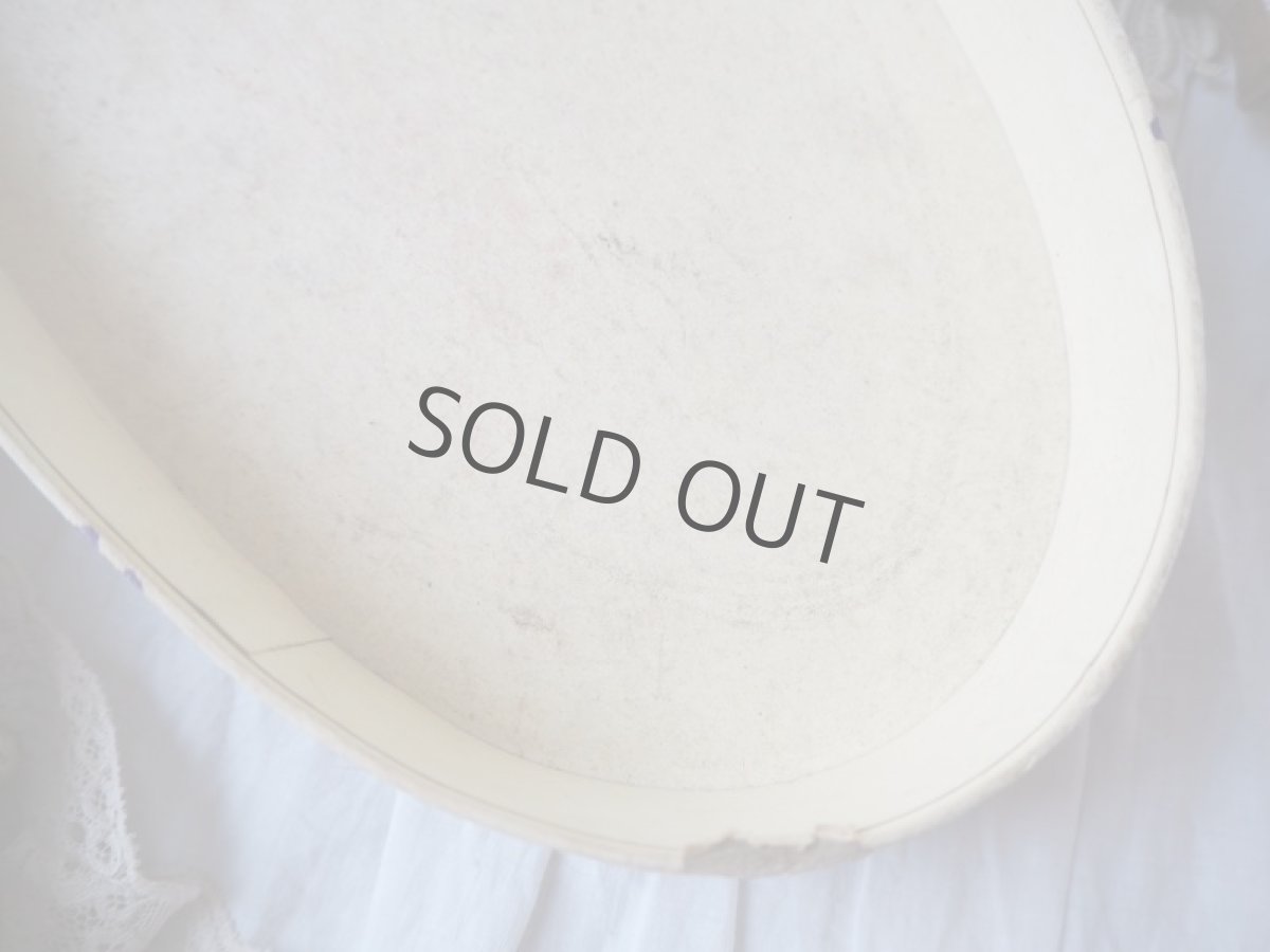 画像10: 布箱カルトナージュBOX/楕円形小花柄 (10)