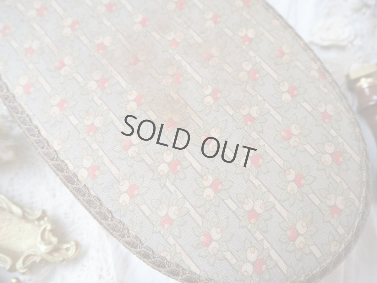 画像4: 布箱カルトナージュBOX/楕円形小花柄 (4)