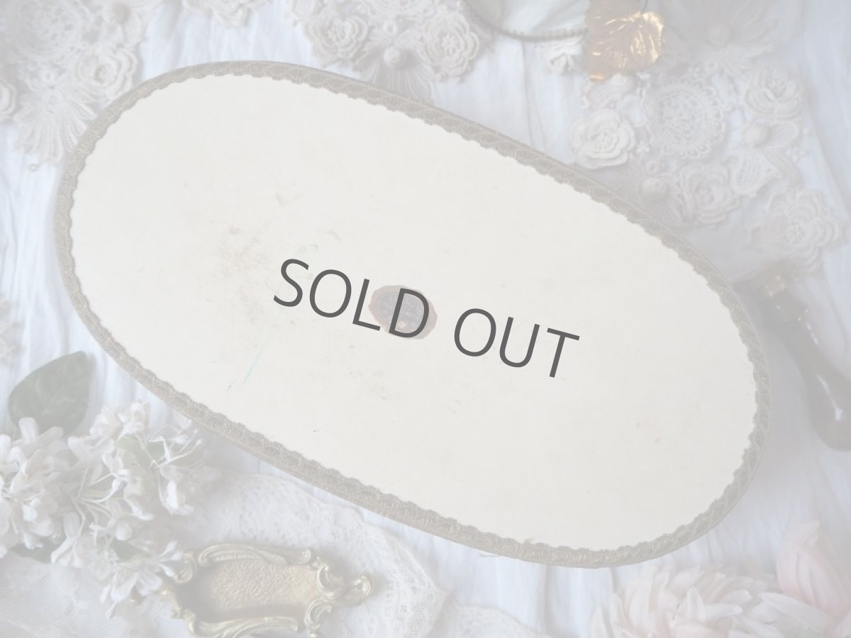 画像16: 布箱カルトナージュBOX/楕円形小花柄 (16)