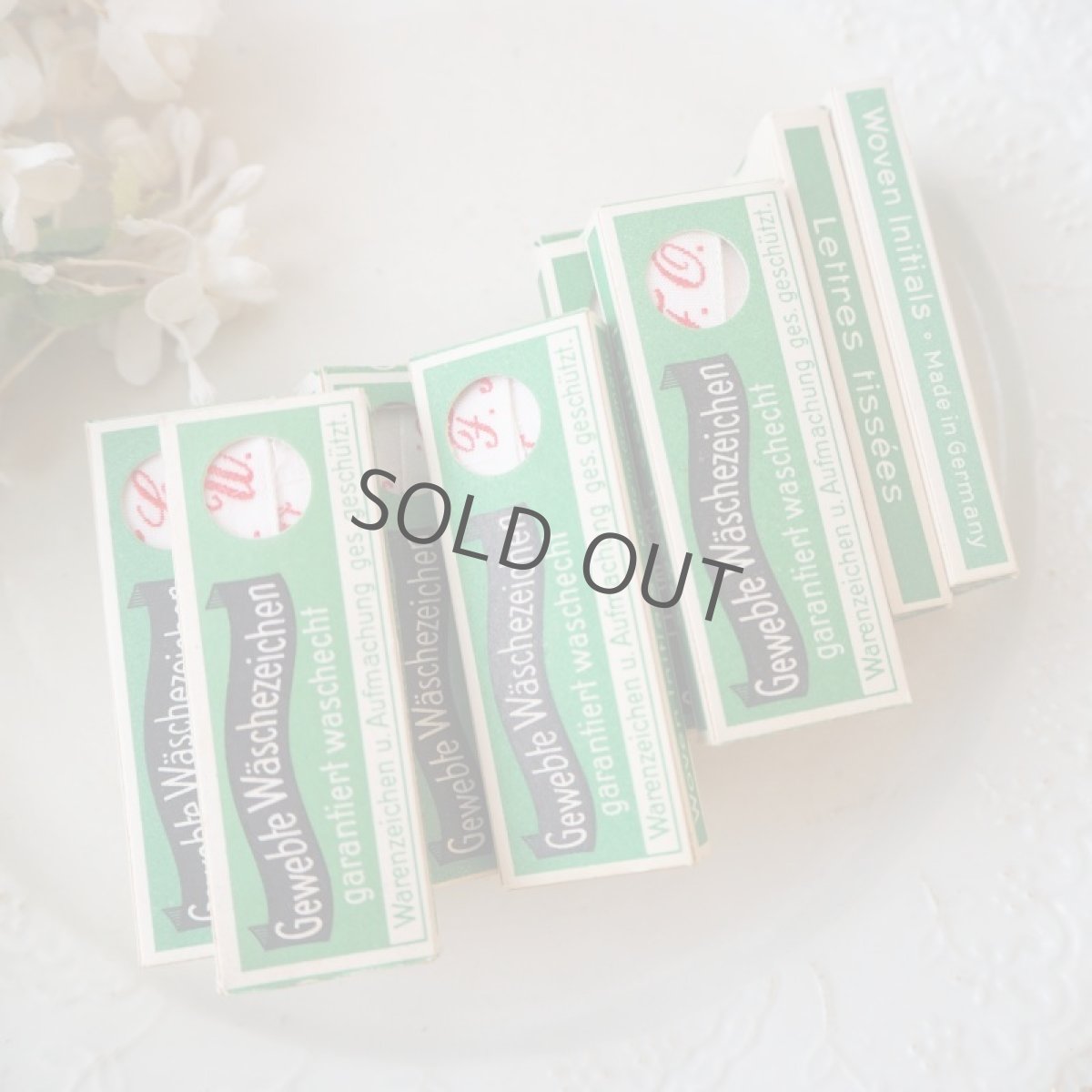 画像2: 箱入りモノグラム/刺繍布タグ(F~) (2)