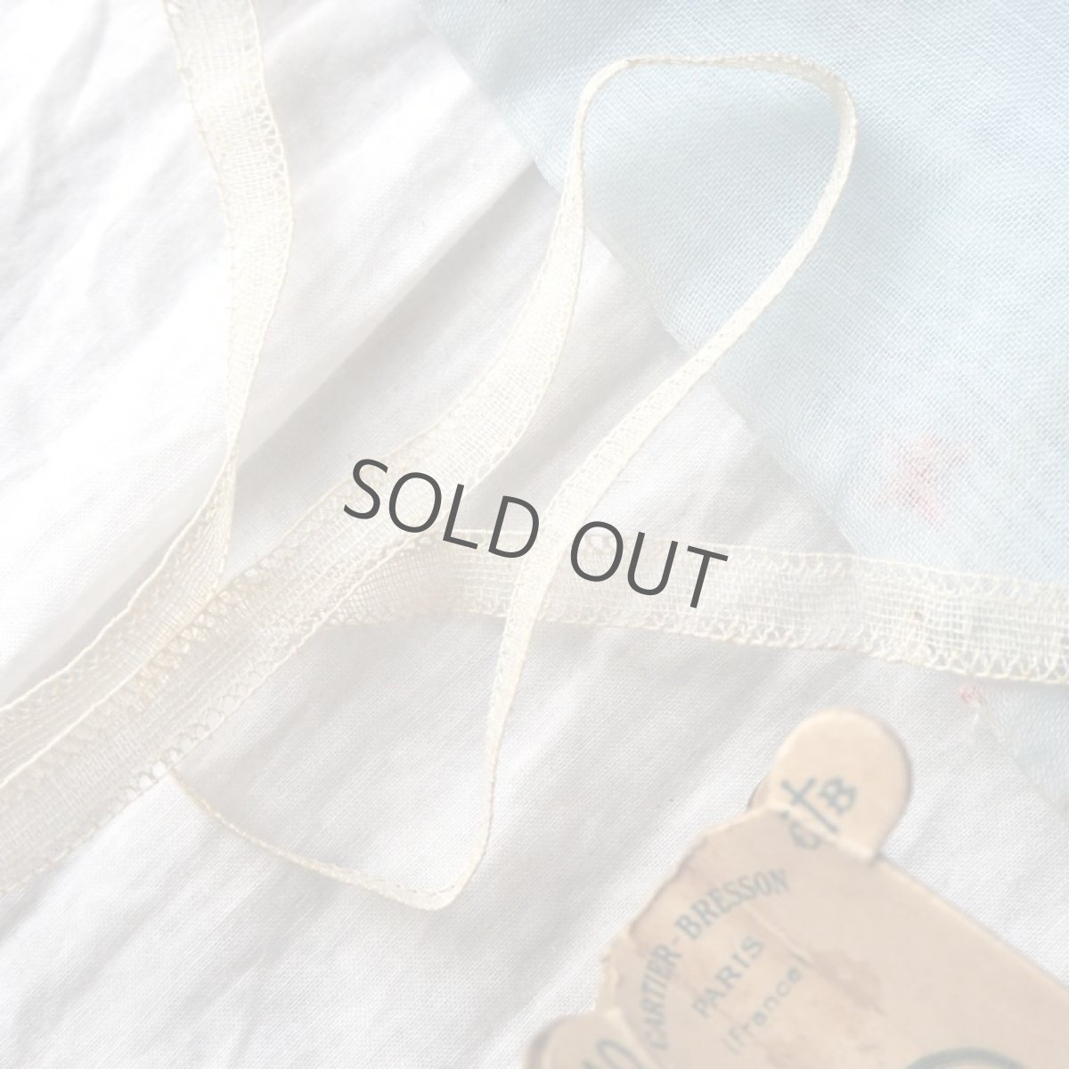 画像3: 極薄繊細なレース/巾0.6cm生成り (3)