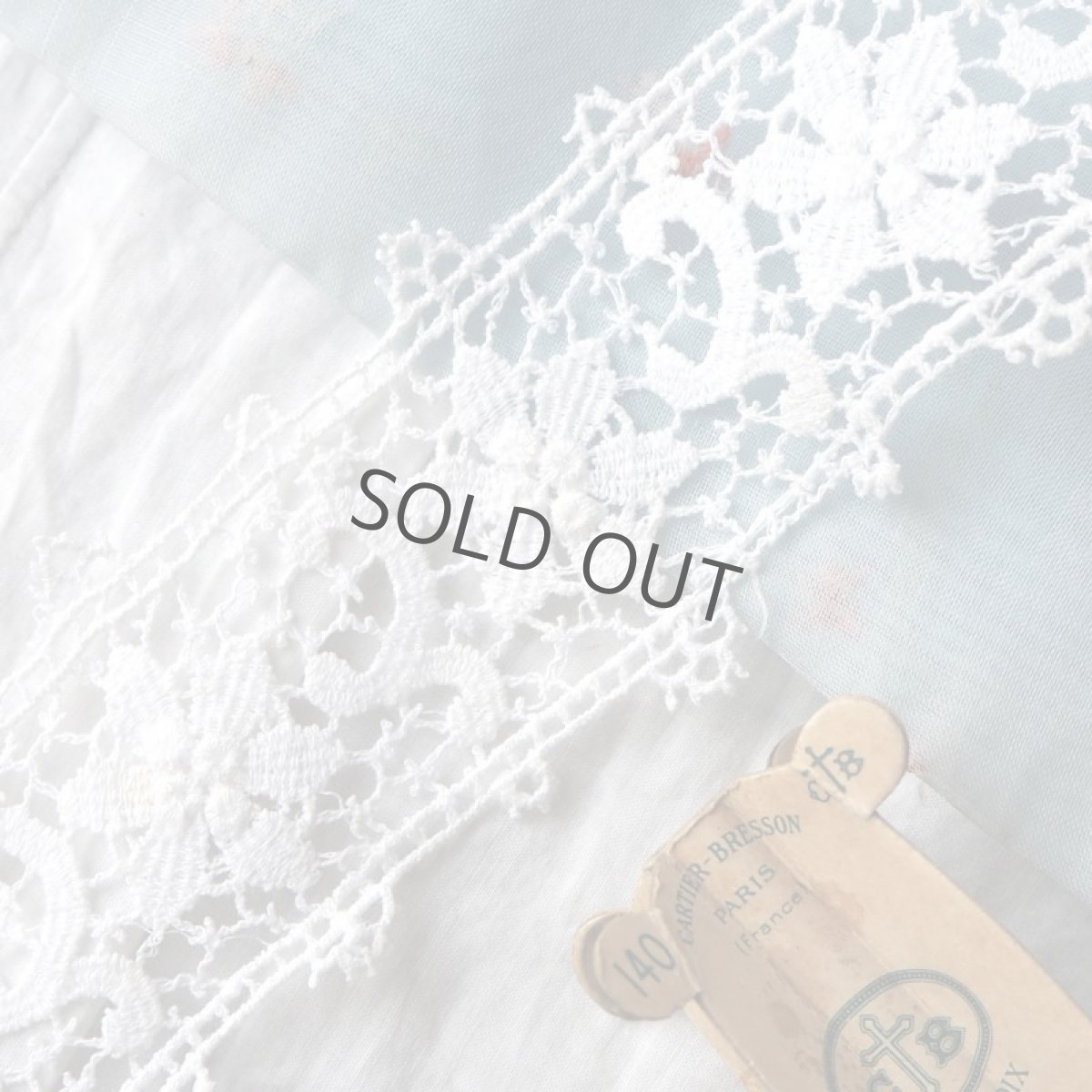 画像3: 透かし花モチーフのレース縁にピコット (3)