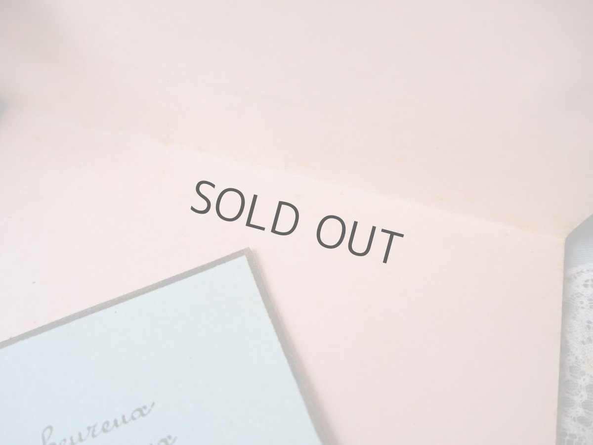 画像9: ピンクのリボンと天使のクロモカード/中にもカード (9)