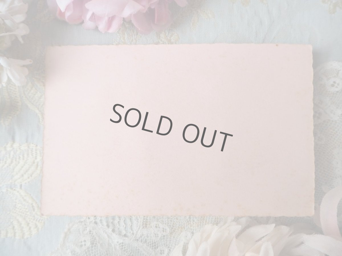 画像9: ピンクのプリーツリボンと天使とお花のクロモカード (9)