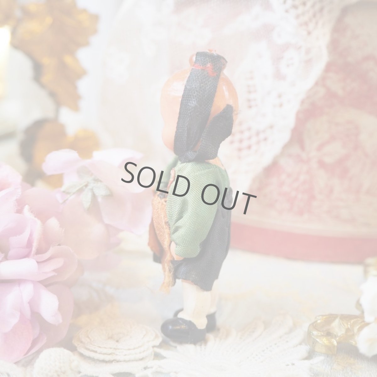 画像2: 1950年代プラスチック製の小さなドール (2)